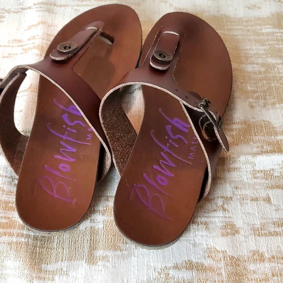 BLOWFISH MALIBU GRECO SLIP-ON SANDALS SZ 6 - Picture 9 of 10